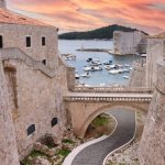 View Of The City Wall Of Dubrovnik, Croatia"r"n