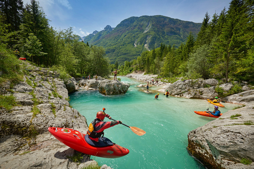 Kayak Trip For Beginners On Soča River